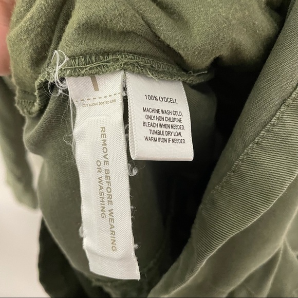 Lou & Grey Army Green Long Sleeve Button Up Romper - Picture 10 of 11